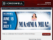 Tablet Screenshot of croswell.org